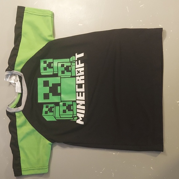 ❤️ Minecraft Boys Shirt & Shorts Size 7 - Picture 2 of 10